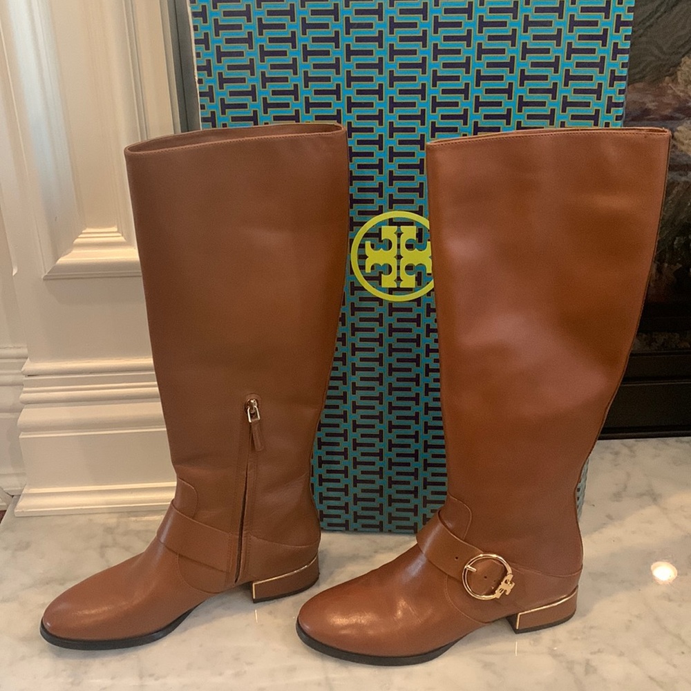 Tory Burch Sophia Leather riding boot